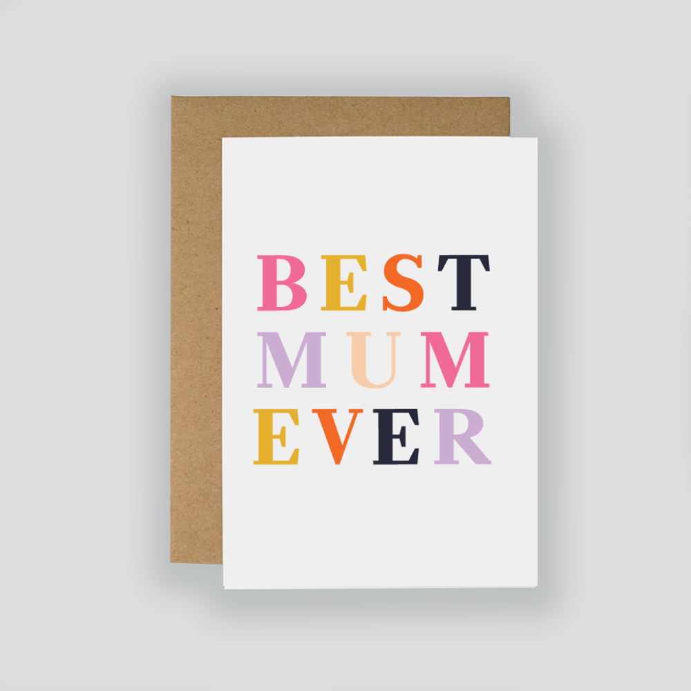 best mum ever card, card for mum, mothers day card