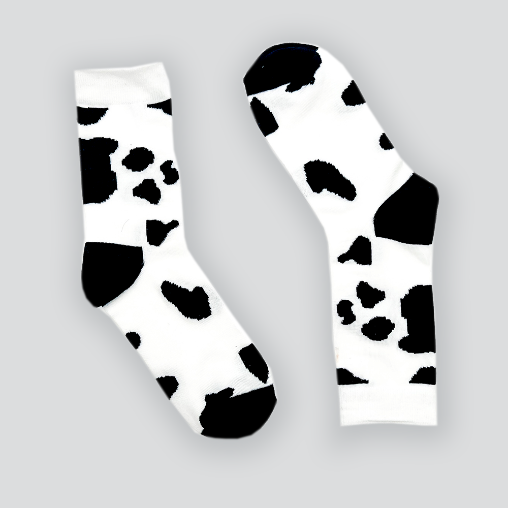 Cow Print Socks