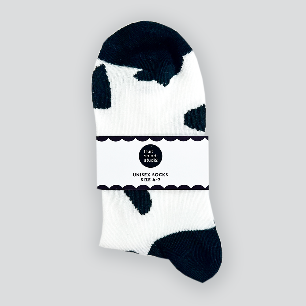 Cow Print Socks