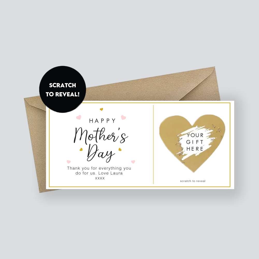 Mother's Day Scratch Card Surprise Gift