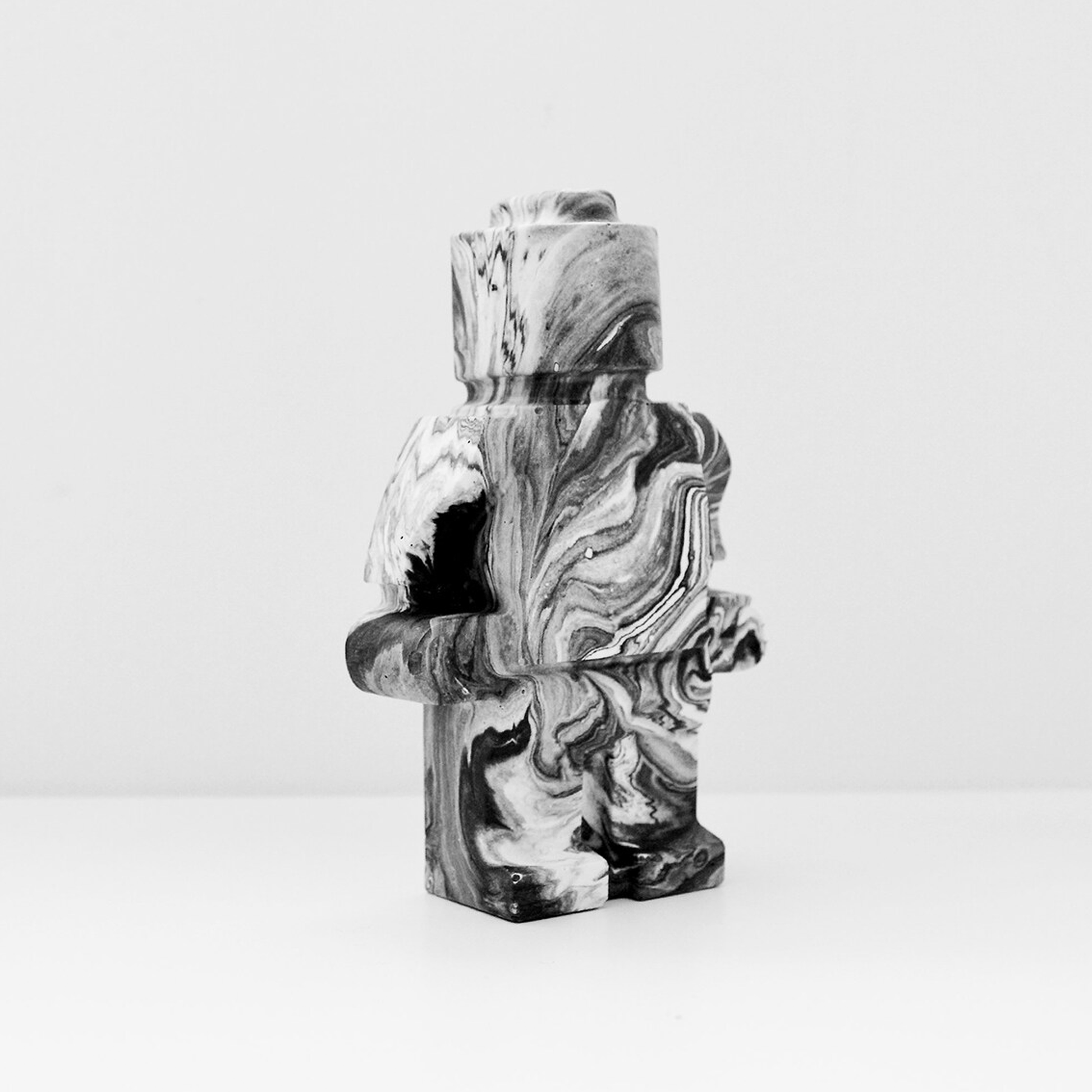 Large Marbled Lego Man