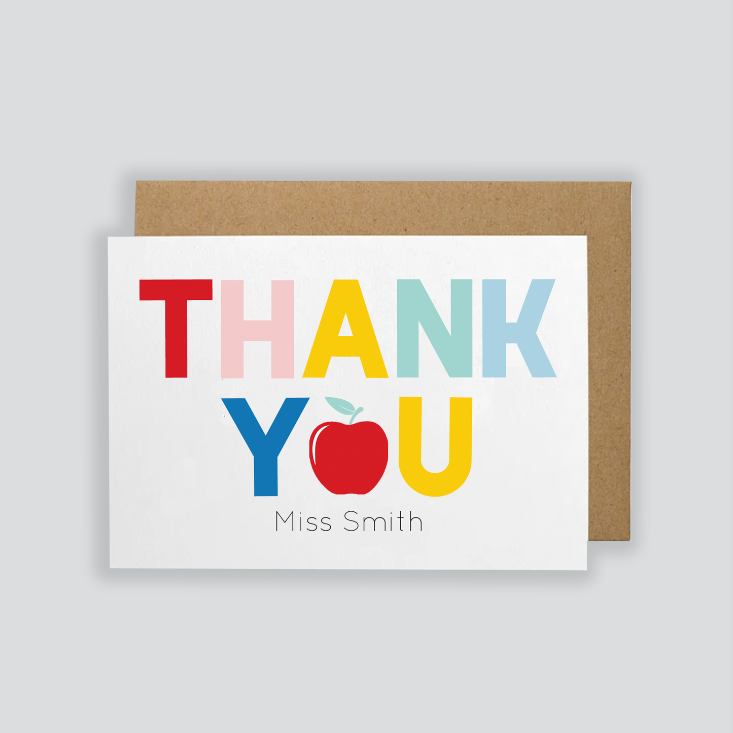 Personalised Thank You Card