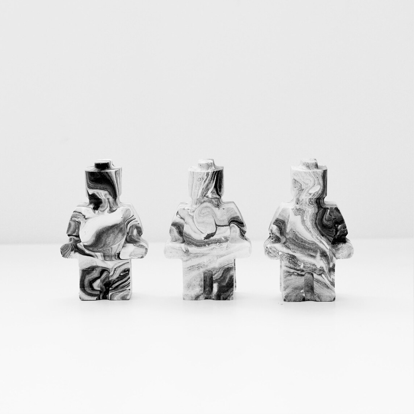 Mini Marbled Lego Men