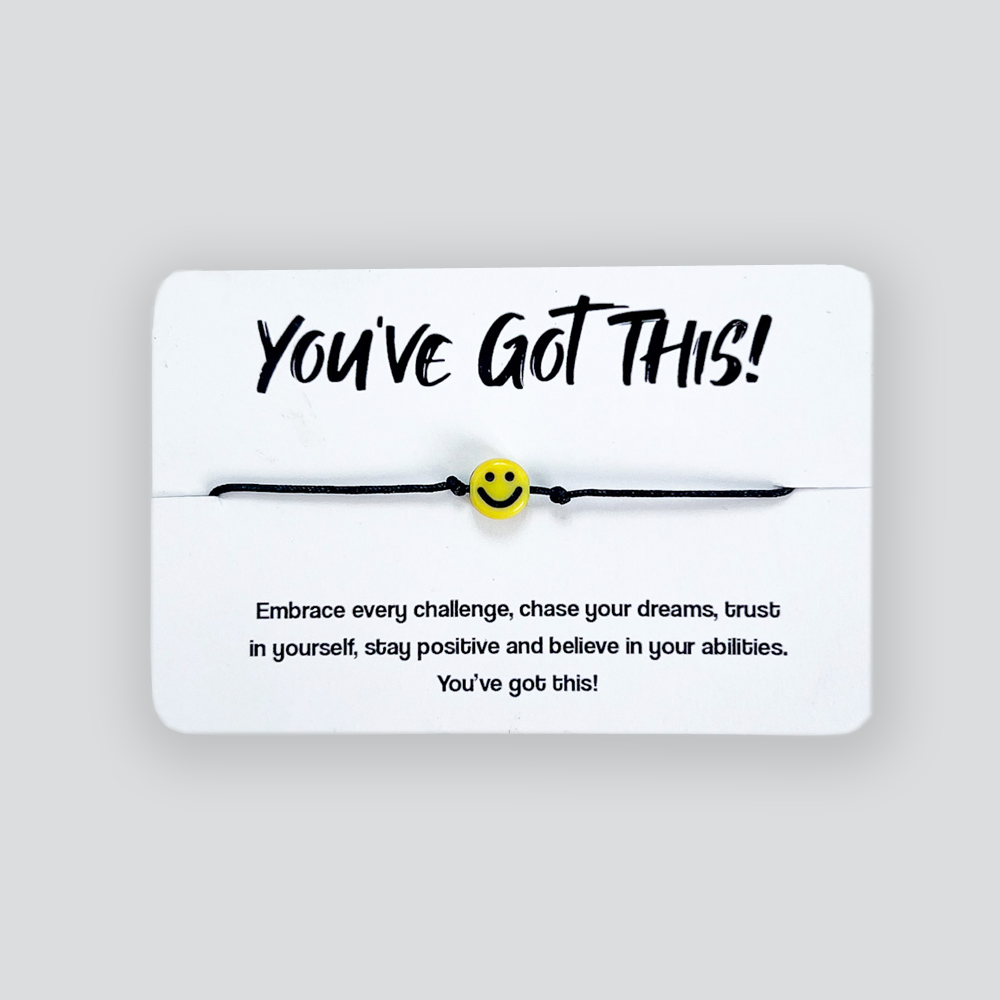 You've Got This - Smiley Wish Bracelet