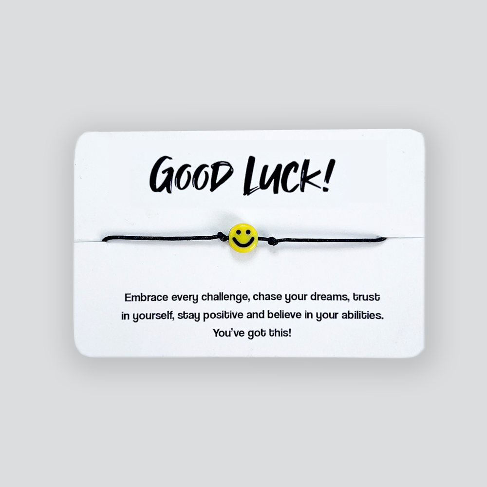 Good Luck - Smiley Wish Bracelet