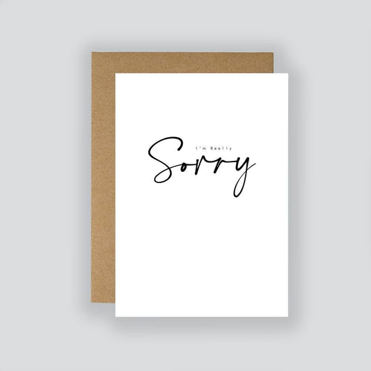 I'm Really Sorry Card / Thinking of You / Apology Card / Here For You / Sympathy Card / Pet Loss Card / Sorry for your Loss Card