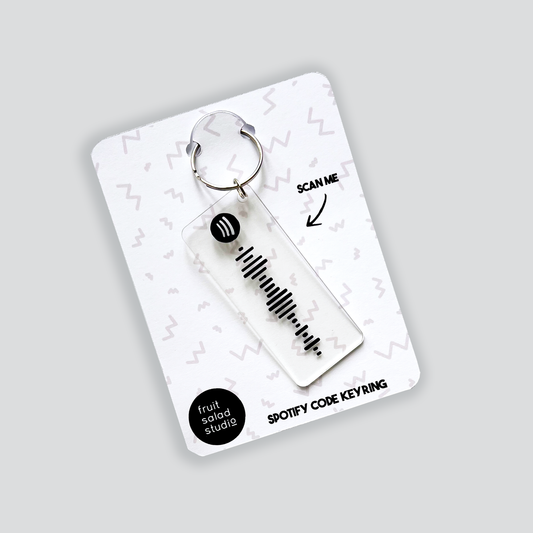 Personalised Spotify Keyring