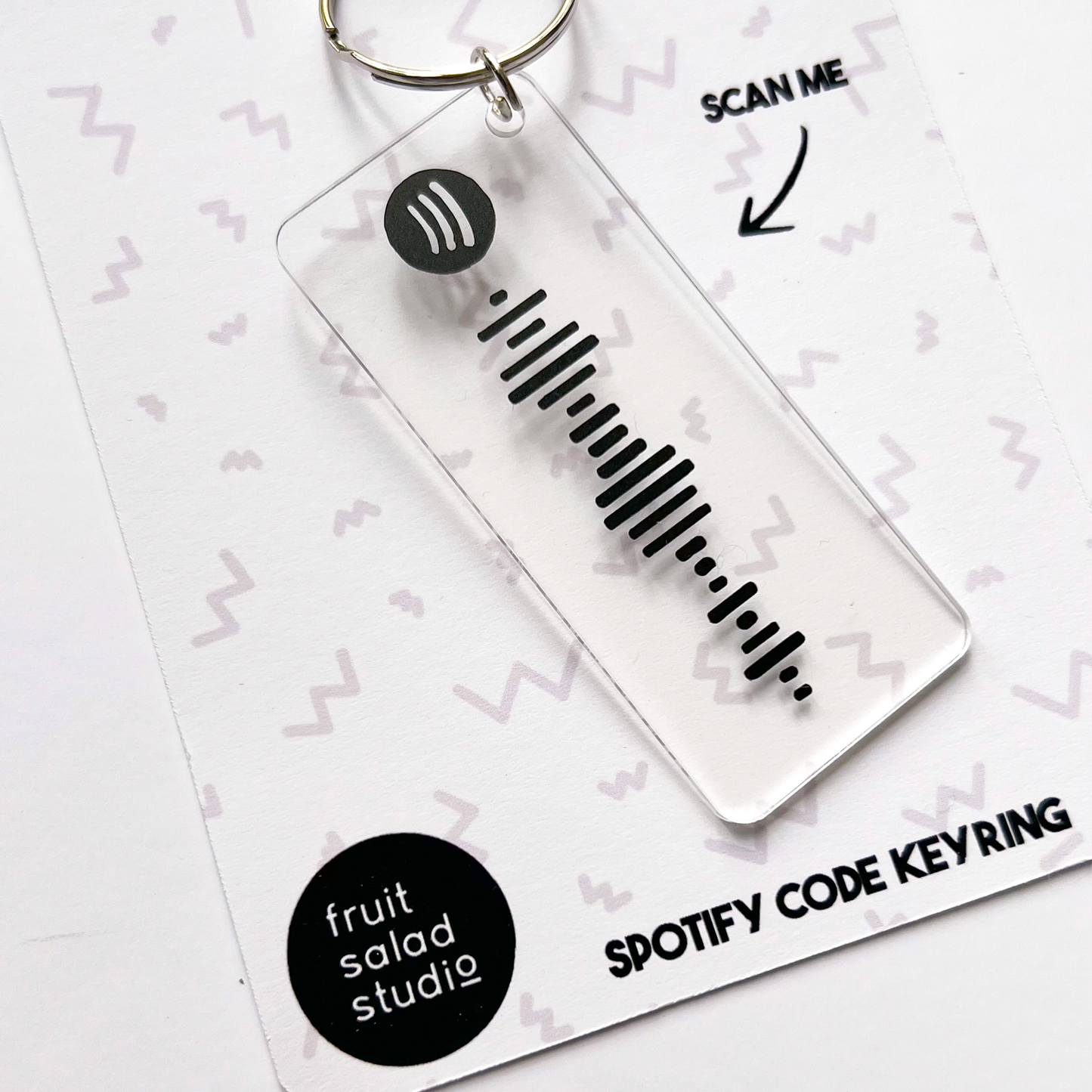 Personalised Spotify Keyring