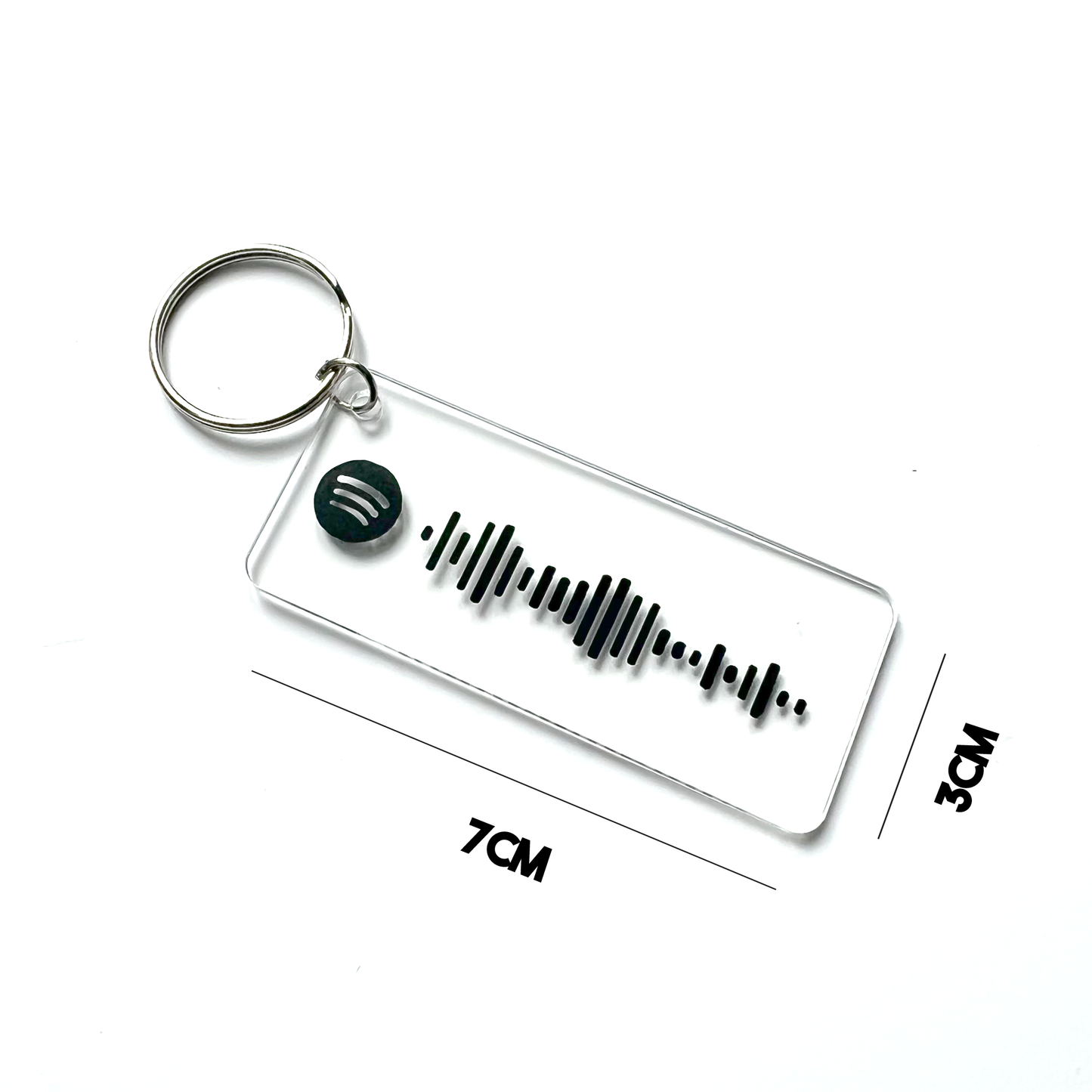 Personalised Spotify Keyring