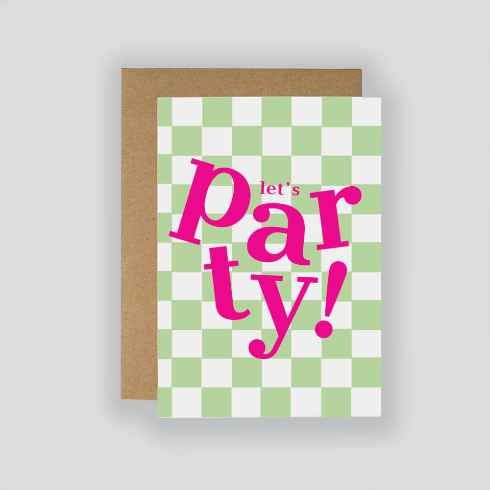 Let's Party Birthday Card