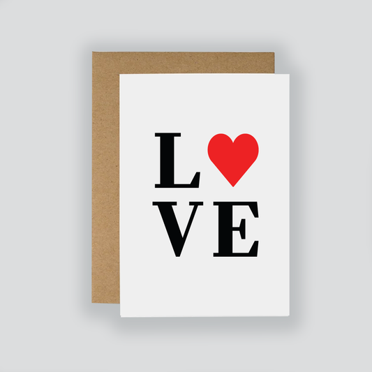 Love NYC Style Valentine's Card