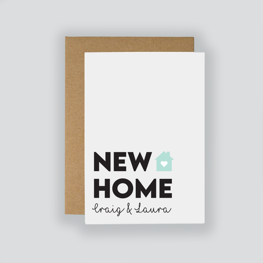 Personalised New Home Card