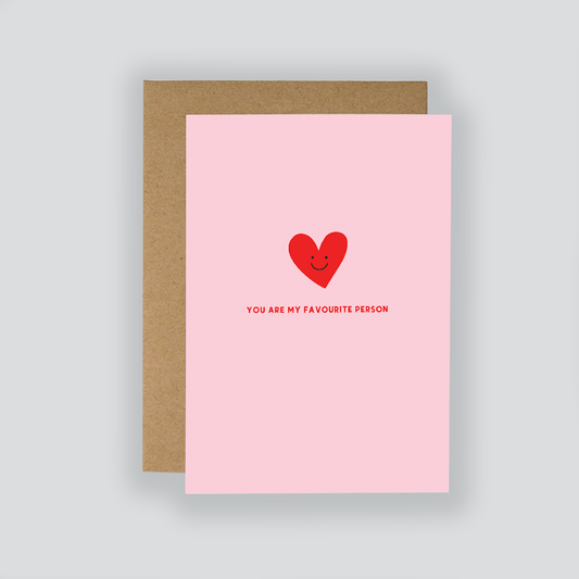 Personalised Love Heart Card