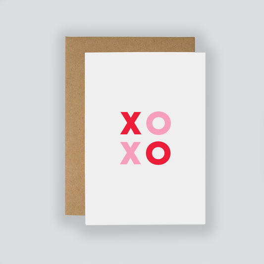 XOXO Hugs & Kisses Card