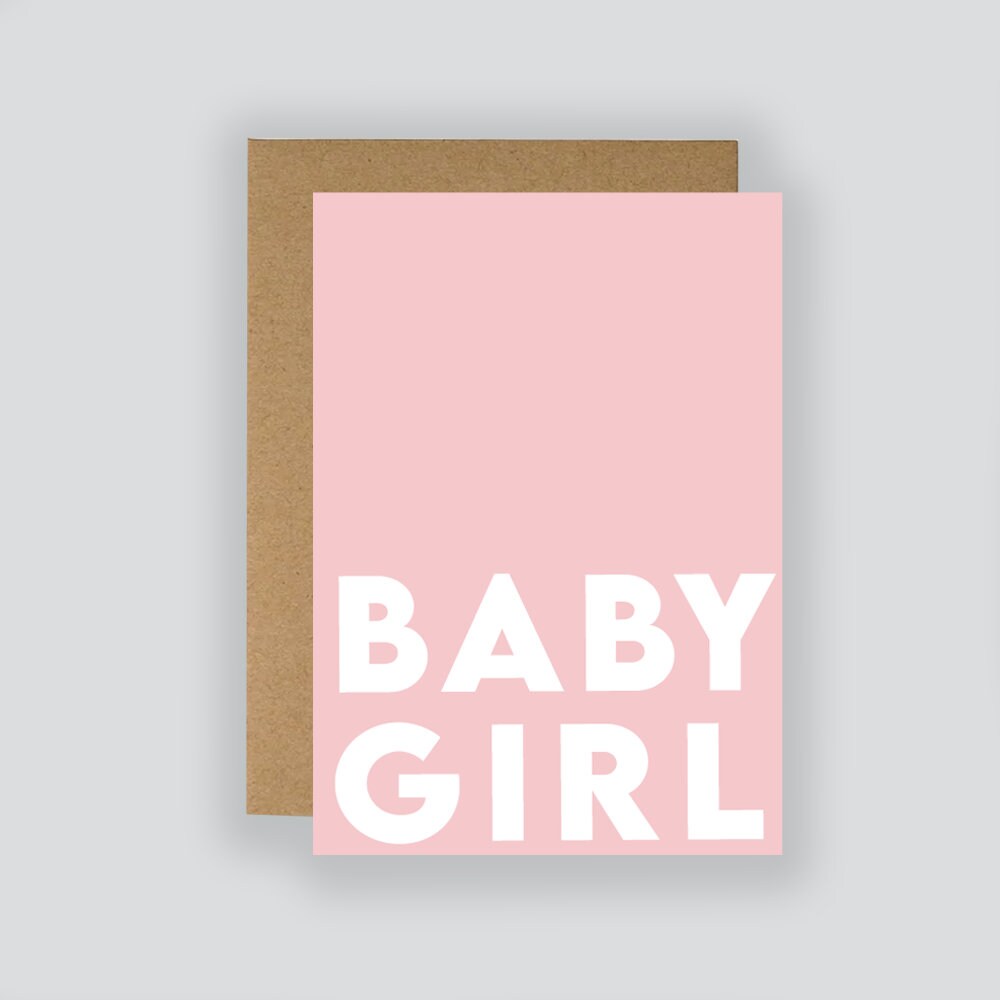 New Baby Girl Card - Fruit Salad Studio