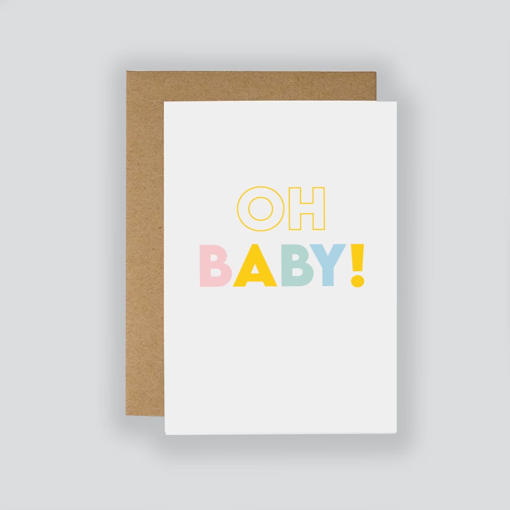 Oh Baby! New Baby Card - Fruit Salad Studio